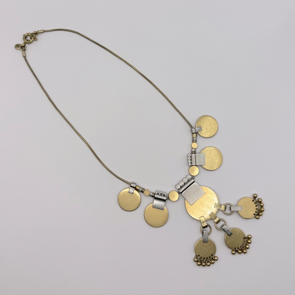MADEWELL Mixed Metals Statement Necklace - Picture 9 of 12